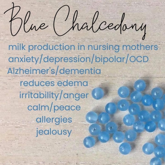 Blue Chalcedony Polished Freeform Gemstone - Picture 5 of 15